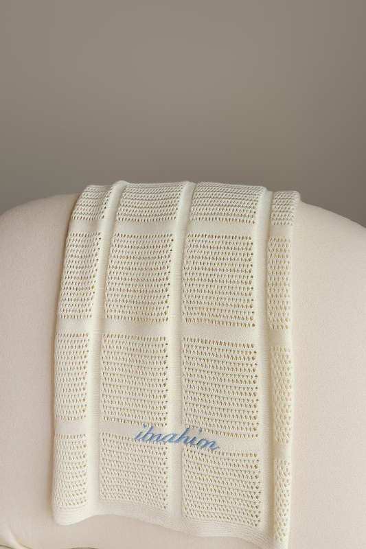 Personalised Cellular Baby Blanket